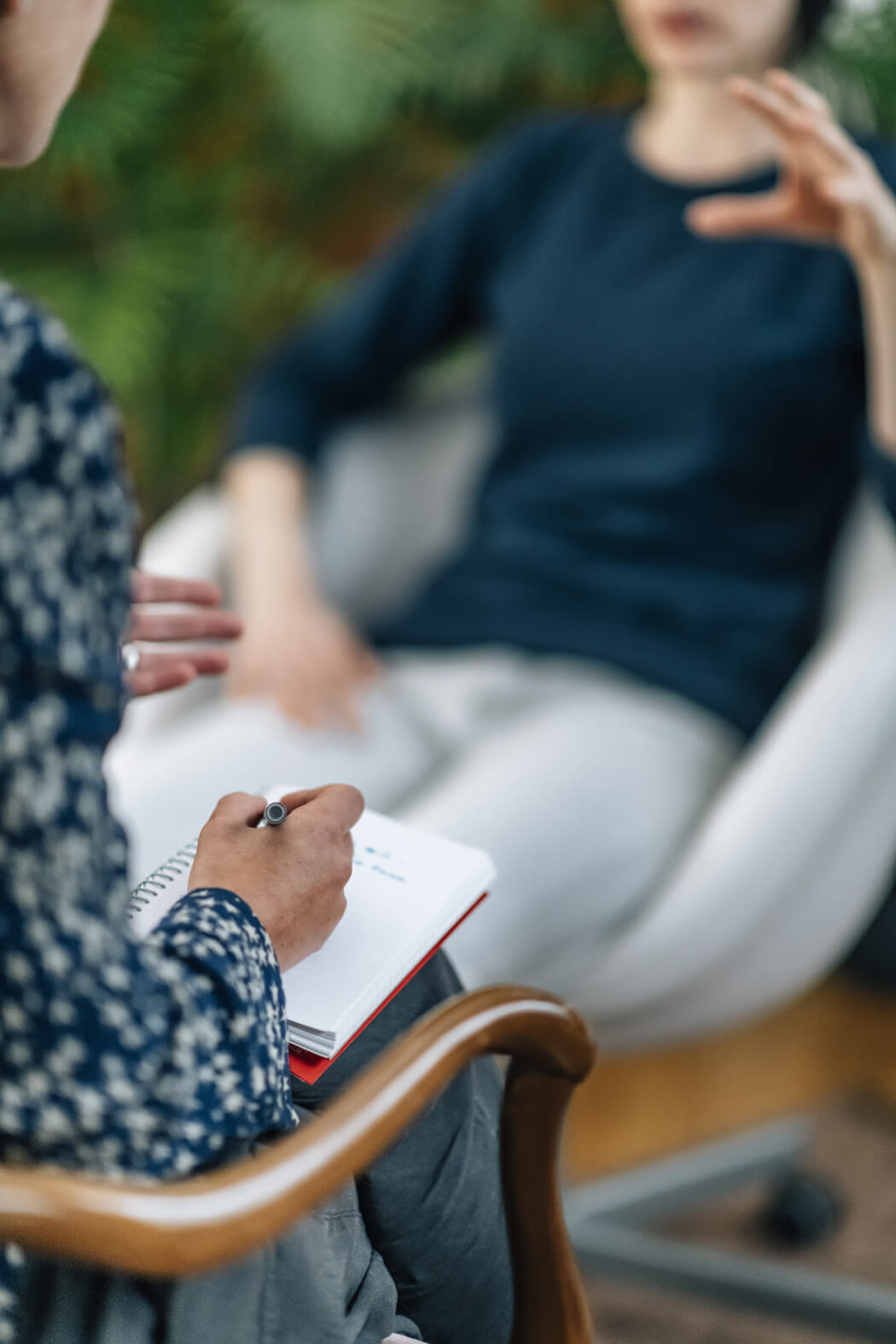Gespräch in Psychotherapie