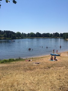 Badesee in Rüsselsheim