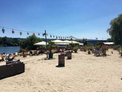 Statt Strand am Stadtrand - Der Stadtstrand Koblenz 2016