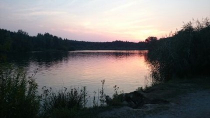 Birkensee bei Sommenuntergang