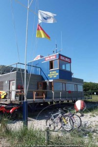 DLRG Wachturm am Strand