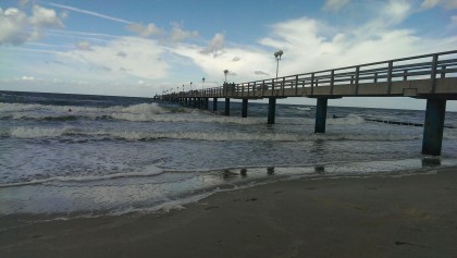Blick auf die Seebrücke
