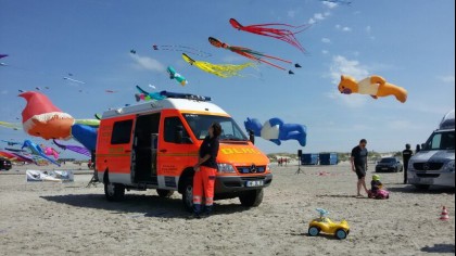 Drachen am Strand von St. Peter -Ording 