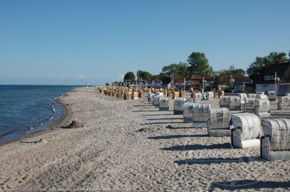 Strand- und Meerblick nebst Strandkörbe