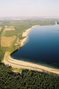 Helenesee aus der Luft gesehen