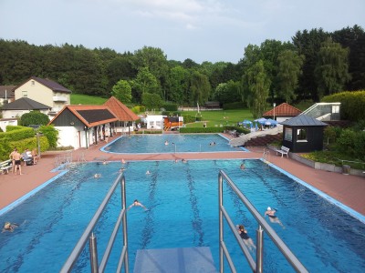 Freibad Preußisch Oldendorf - Blick vom 3er