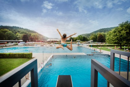 Freibad Tuttlingen Sprungturm 5 Meter