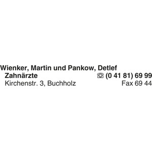 Bild von Pankow Detlef u. Wienker Martin Zahnarztpraxis