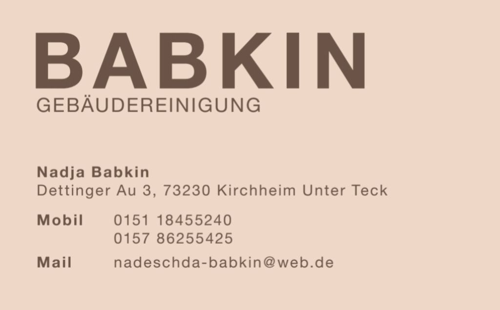 Nutzerfoto 1 Babkin Nadja