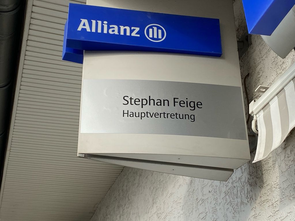 Nutzerfoto 1 Allianz Feige, Stephan Hauptvertretung