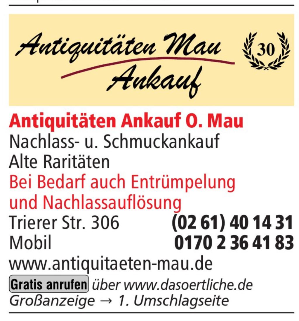 Nutzerfoto 9 Mau Otto Antiquitäten Nutzerfoto 9 Mau Otto Antiquitäten