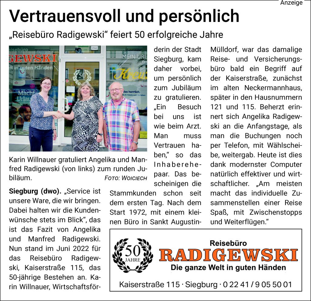 Nutzerfoto 1 Radigewski Reisebüro