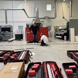 Einblick in unsere Druckhalle