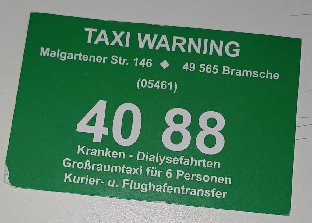 Nutzerfoto 2 Taxi Warning GmbH