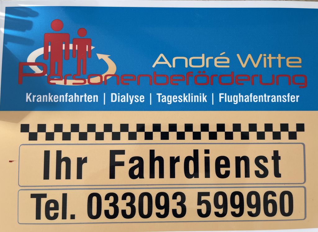 Nutzerfoto 1 Witte Andre Personenbeförderung