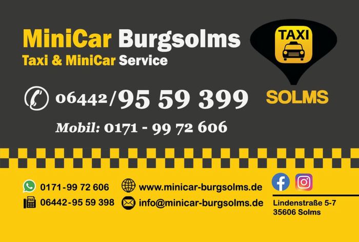 Minicar Burgsolms Taxiunternehmen
