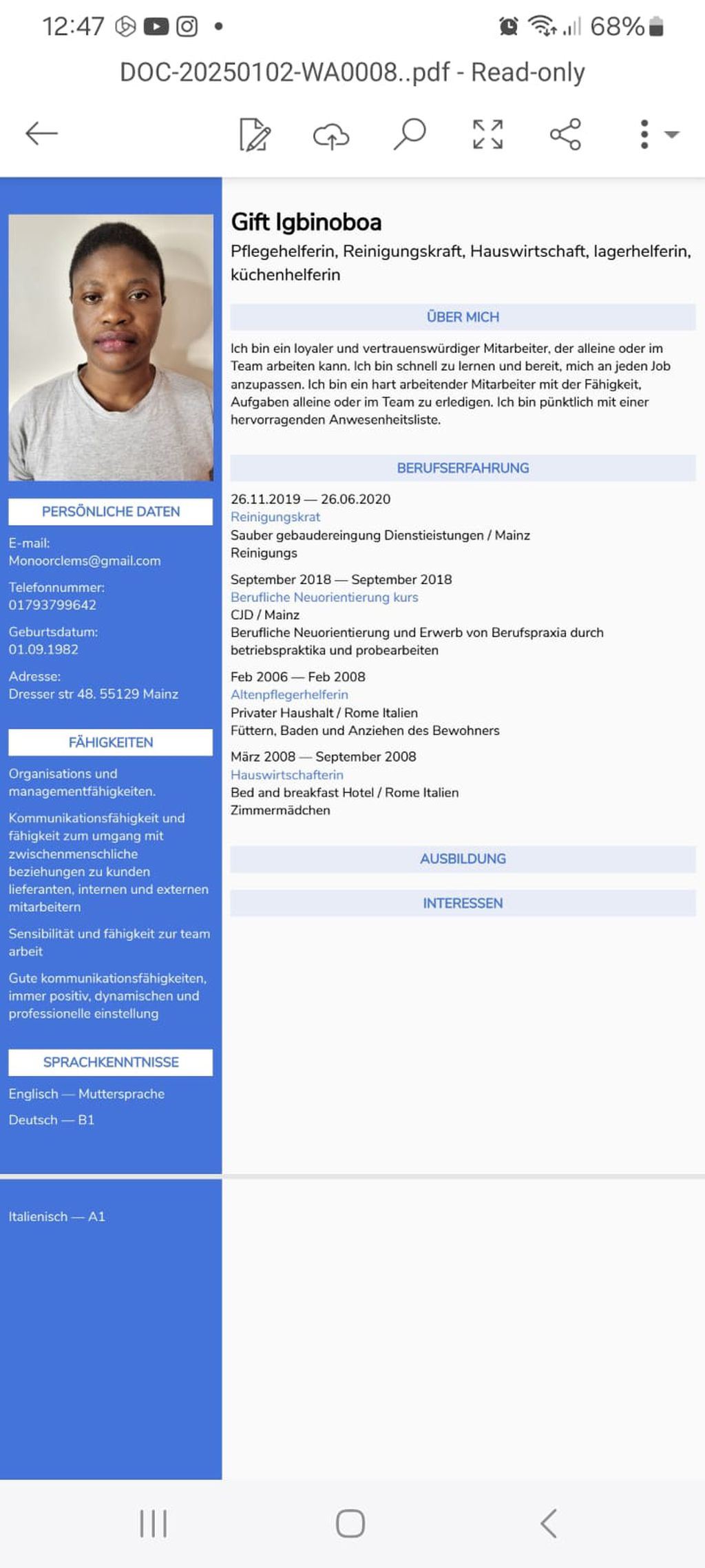 Nutzerfoto 1 Pflegedienst Impuls