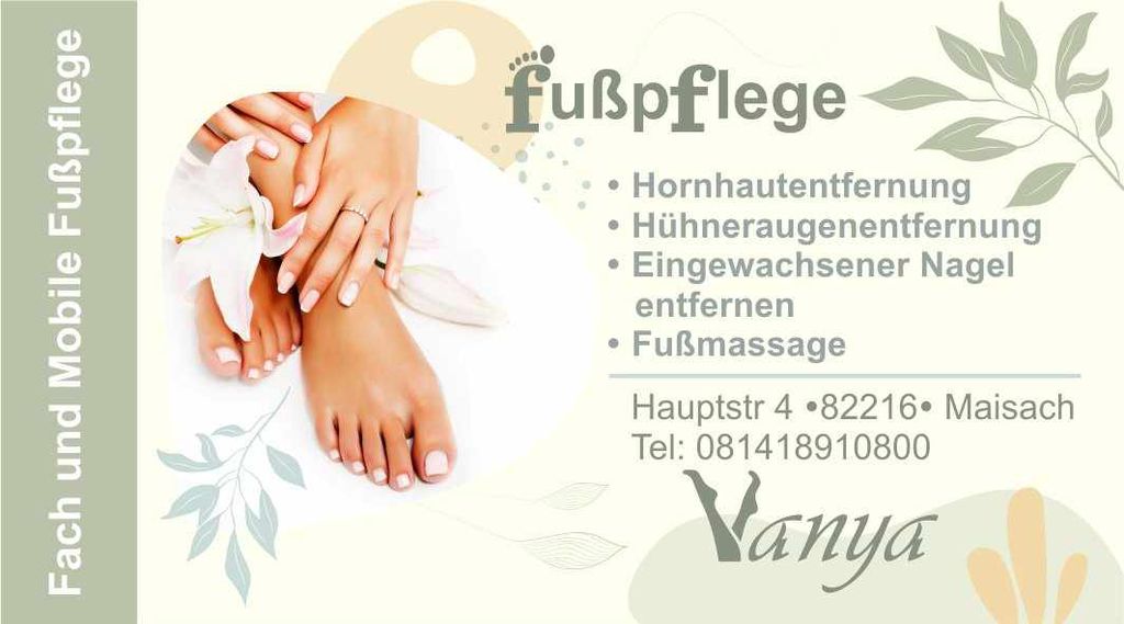 Nutzerfoto 1 Fachfußpflege Vanya Nutzerfoto 1 Fachfußpflege Vanya