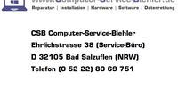 Nutzerfoto 2 CSB Computer-Service-Biehler