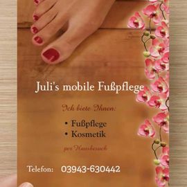 Juli‘s mobile Fußpflege bereitgestellt von Das &Ouml;rtliche