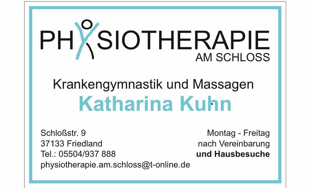 Nutzerfoto 1 Physiotherapie am Schloß Inh. Katharina Kuhn