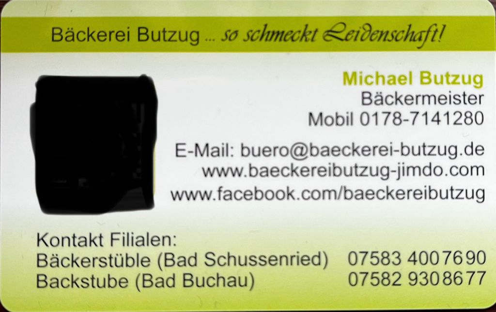 Nutzerfoto 2 Bäckerei Butzug