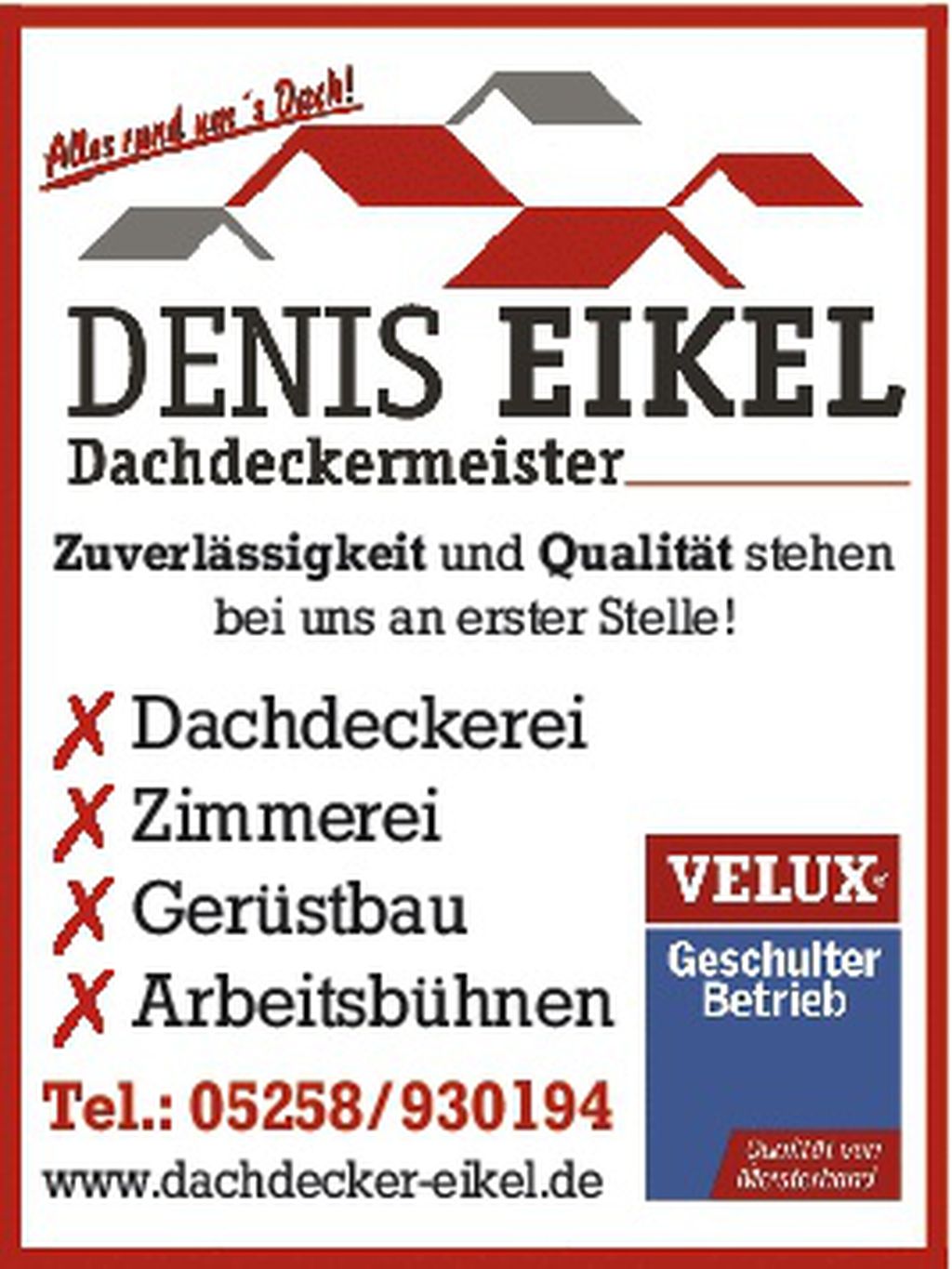 Nutzerfoto 1 Eikel Denis Dachdeckerei