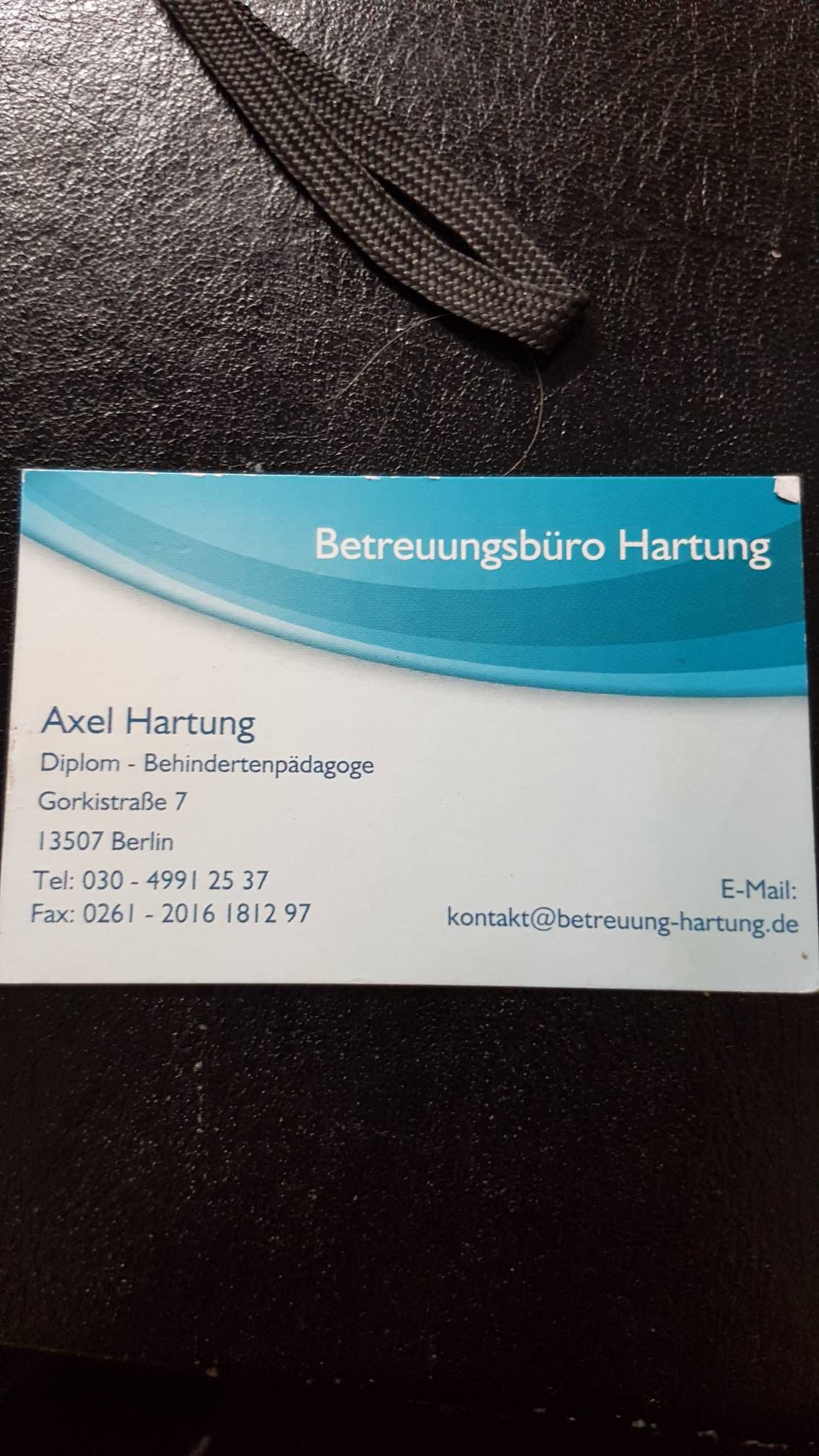 Hartung Axel Betreuungsbüro in Berlin ⇒ in Das Örtliche