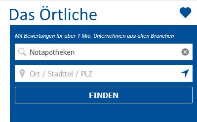 Notapotheken-Suche auf dem Smartphone