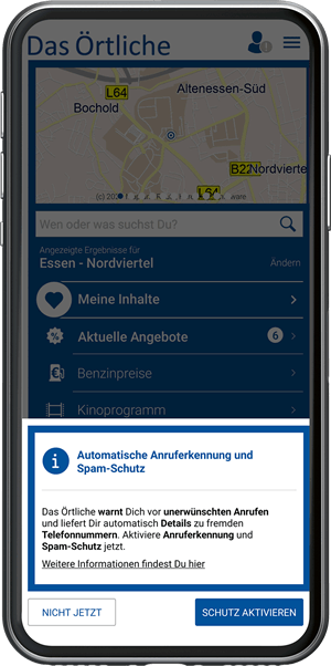 Spam-Schutz unter Android einrichten – 1. Schritt