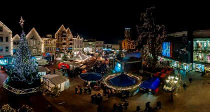 Gütersloher Weihnachtsmarkt Panorama