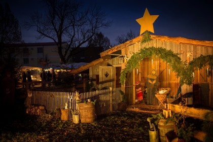 Christkindlmarkt Oberstimm - Lebende Krippe