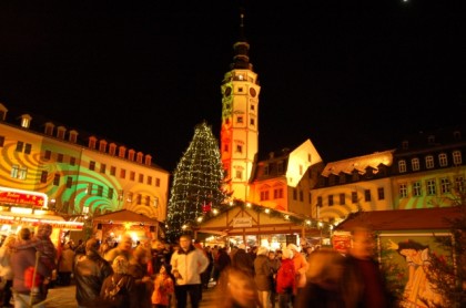 Marktplatz Gera mit Rathaus