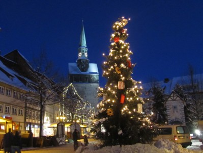 Weihnachtsmarkt Osterode, St. Aegidienkirche + Märchenwald