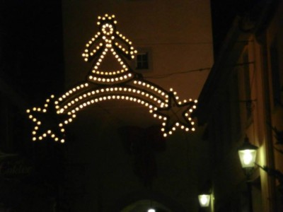 Weihnachtsbeleuchtung Vorstadtturm 