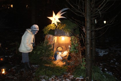 Advent im Wald am Eulenbrg in Friedrichshäng bei Schönsee