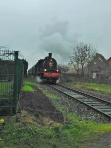 Der Nikolauszug auf dem Weg nach Hövelhof